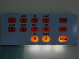 Пленочные клавиатуры с подсветкой